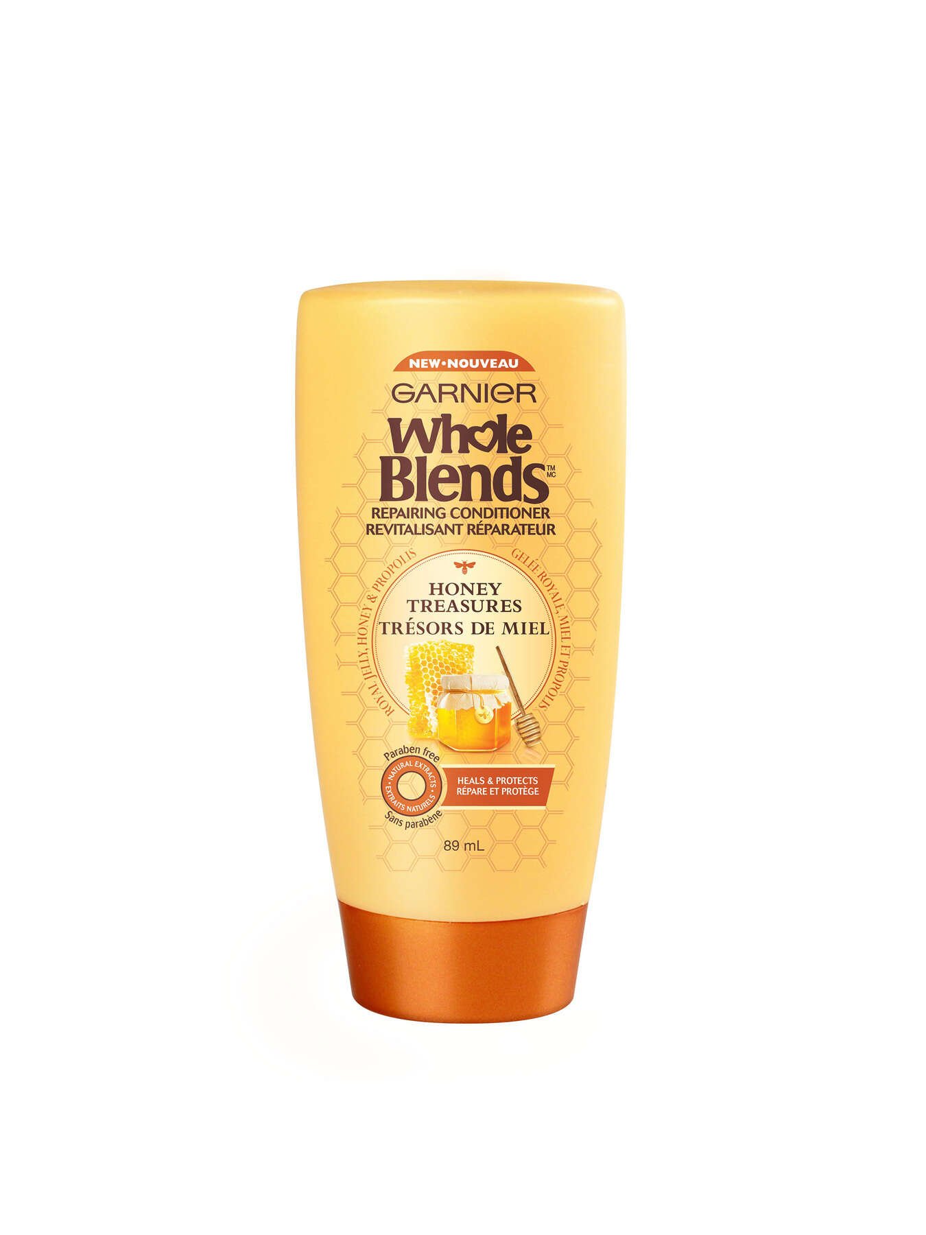 garnier hair conditioner whole blends honey treasures conditioner 89 ml 603084499397 t1